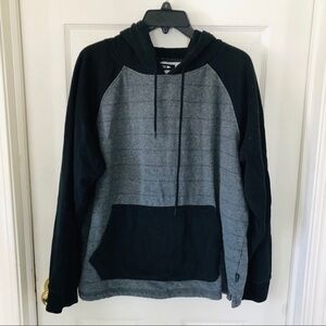 DIVISION Grey & black fleece hoodie sweatshirt men’s / unisex size medium
